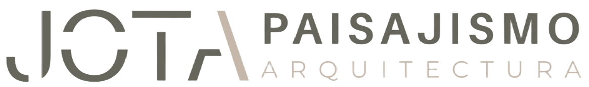 logotipo jota paisajismo y arquitectura